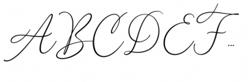 Melody Sunday Regular Font UPPERCASE