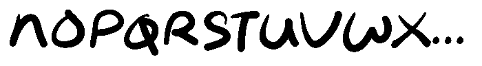 Melody Whisper Font UPPERCASE