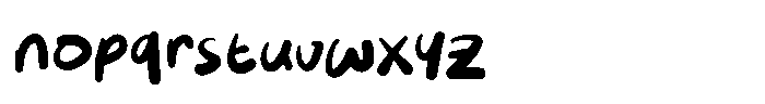 Melody Whisper Font LOWERCASE