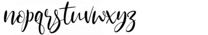 Melody and Memory Regular Font LOWERCASE