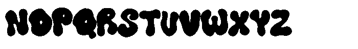 Melon Mint Bubble Font UPPERCASE