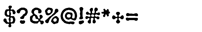 Meltaface Regular Font OTHER CHARS