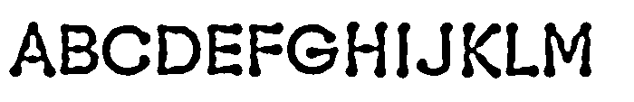 Meltaface Regular Font UPPERCASE