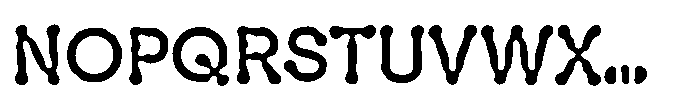 Meltaface Regular Font UPPERCASE