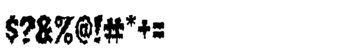 Meltdown Color Font OTHER CHARS