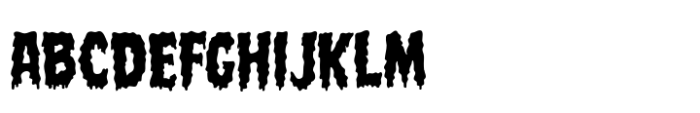 Meltdown Color Font UPPERCASE