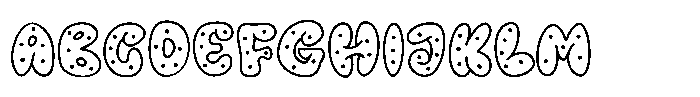 Melted Donuts Regular Font UPPERCASE