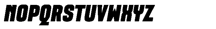 Melted Italic Font LOWERCASE