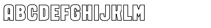 Melted Outline FONT