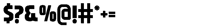 Melted Regular Font OTHER CHARS