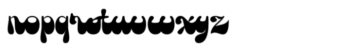Meltigo Regular Font LOWERCASE