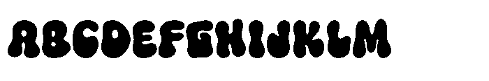 Meltipop Retro Font UPPERCASE