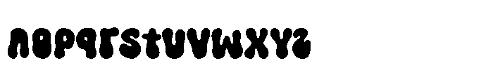 Meltipop Retro Font LOWERCASE