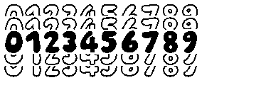 Meltipop Stacked Font OTHER CHARS