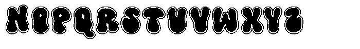 Meltipop Varsity Font UPPERCASE