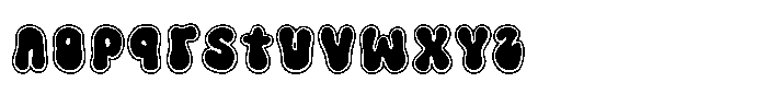 Meltipop Varsity Font LOWERCASE