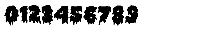 Meltmode Regular Font OTHER CHARS