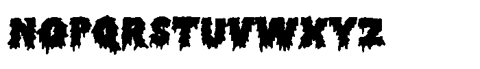 Meltmode Regular Font LOWERCASE