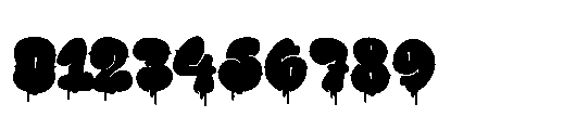 Melto Gofer Drip Font OTHER CHARS