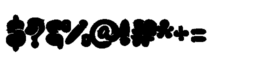 Melto Gofer Regular Font OTHER CHARS