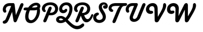 Melts Script Roman Font UPPERCASE