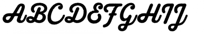 Melts Script Rough Roman One Font UPPERCASE