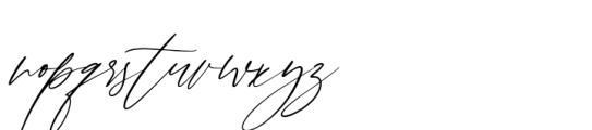 Melvin and Emily Script Font LOWERCASE