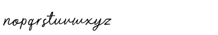Memorable Font LOWERCASE