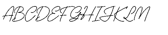 Memori Senja Script Regular Font UPPERCASE