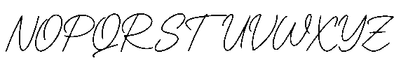 Memori Senja Script Regular Font UPPERCASE
