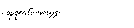 Memori Senja Script Regular Font LOWERCASE
