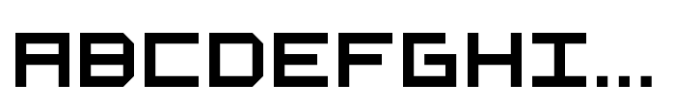 Memory Square Regular Font UPPERCASE