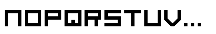Memory Square Regular Font UPPERCASE