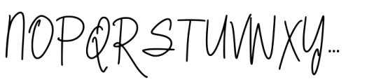 Memossay Signature Font UPPERCASE