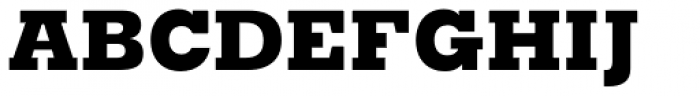 Memphis Cyrillic ExtraBold Font UPPERCASE