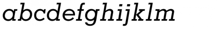 Memphis Cyrillic Medium Italic Font LOWERCASE