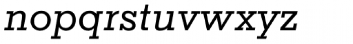 Memphis Pro Medium Italic Font LOWERCASE