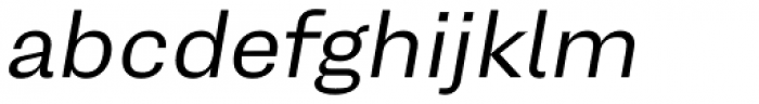 Mena Grotesk Regular Italic Font LOWERCASE