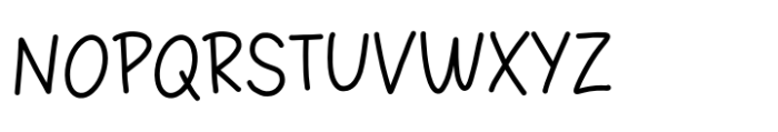 Menary Regular Font UPPERCASE