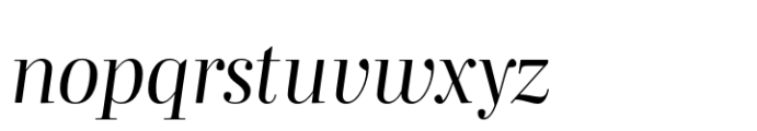 Mencken Std Head Italic Font LOWERCASE