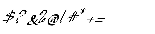 Mendyora  Regular Font OTHER CHARS