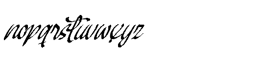 Mendyora  Regular Font LOWERCASE
