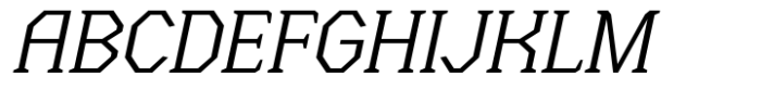 Menenga Light Italic Font UPPERCASE