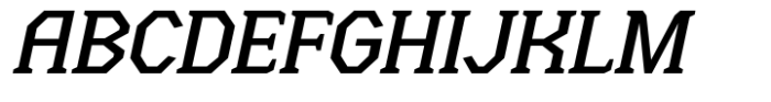Menenga Medium Italic Font UPPERCASE