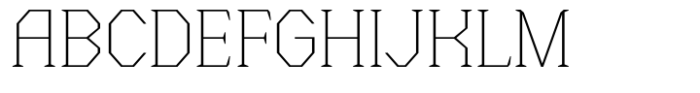 Menenga Thin Font UPPERCASE