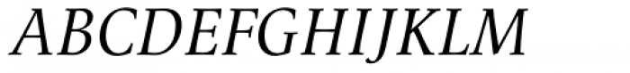 Mengelt Basel Antiqua Italic Font UPPERCASE