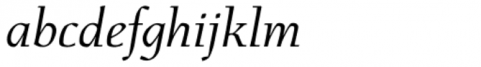 Menhart Italic Font LOWERCASE