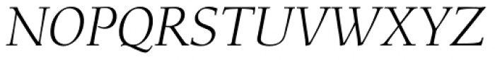Menhart Pro Display Italic Font UPPERCASE
