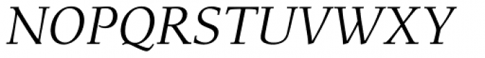 Menhart Pro Italic Font UPPERCASE