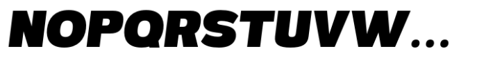 Menirva Extra Bold Italic Font UPPERCASE